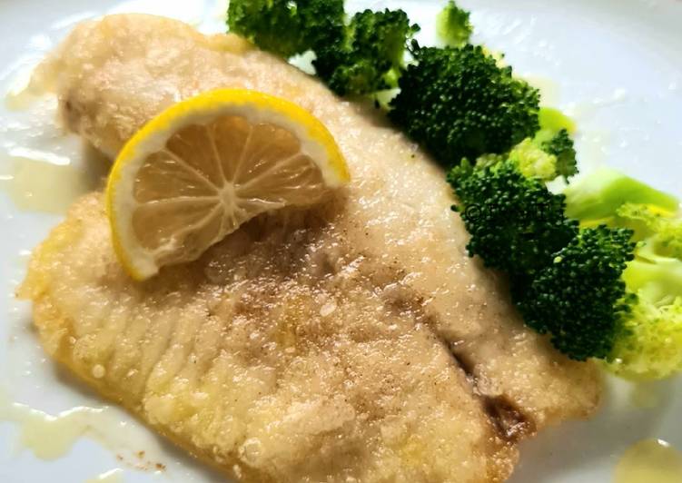 Steps to Prepare Any-night-of-the-week Pan Fried Fish w Lemon Butter Sauce