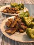 Pollo glaseado estilo oriental