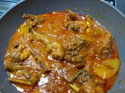 Gambar rendang ayam kampung kentang