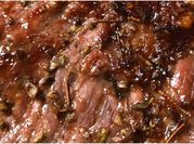 Una foto de paleta carne al horno
