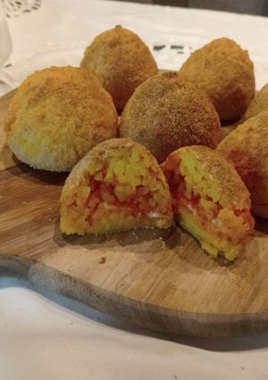 A picture of Air Fryer Arancini.