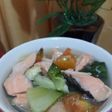 Sup sehat tetelan salmon