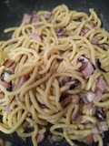 Bigoli radicchio e pancetta