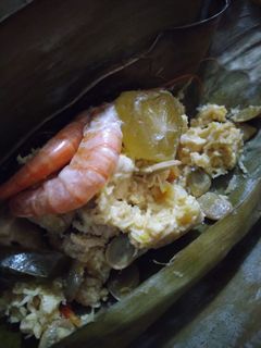 Foto resep Botok ndeso tahu Tempe udang