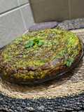Tortilla con huevo de avestruz