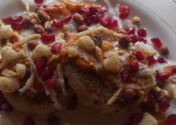 Without Fail Cooking Recipe Kuttu flour and aloo tikki chat Restaurant Style