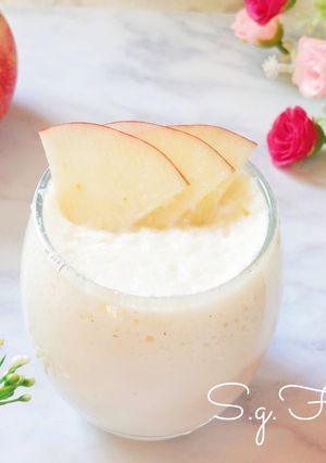 鮮奶蘋果汁 的食譜成品照片