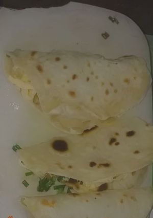 A picture of Homemade wraps.