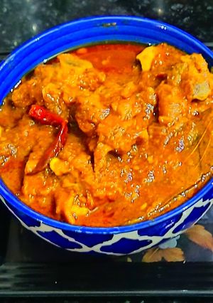 A picture of Mutton Curry.