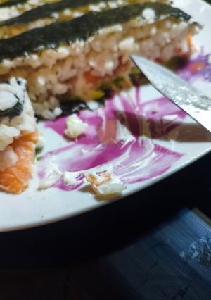 Φωτογραφία της συνταγής SUSHI "CAKE"