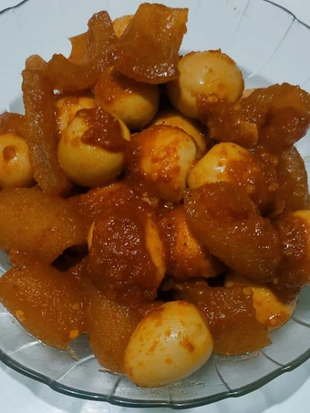 Langkah Gampang Menyiapkan Resep Balado kulit sapi telur puyuh yang Bisa Manjain Lidah