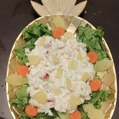 A picture of Hawaiian salad.