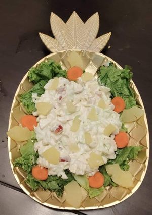 A picture of Hawaiian salad.