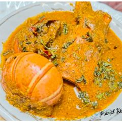 A picture of Lobsters Curry.