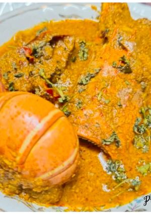 A picture of Lobsters Curry.