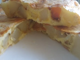 Tortilla de zanahoria y papas