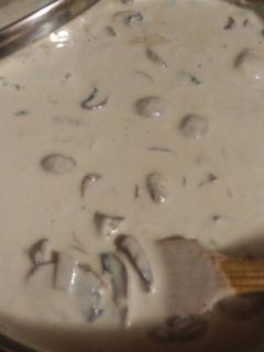 Una foto de Crema de champiñones