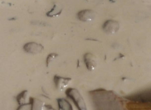 Una foto de Crema de champiñones