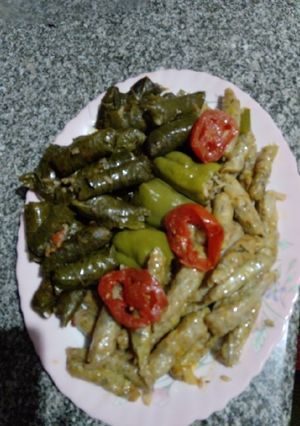صورة لوصفة محشي الكرنب (الملفوف) و محشي ورق العنب 🍽️