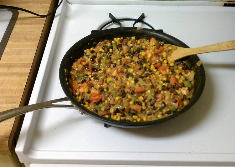 Steps to Prepare Favorite Black Bean Skillet Yummies