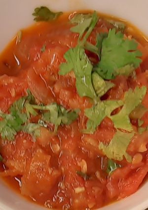 A picture of Tomato Onion Chutney.
