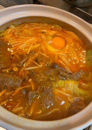 Una foto de Sopa coreana