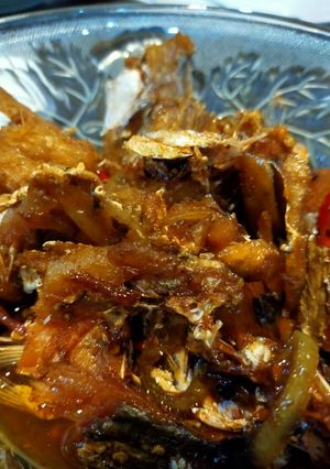 Foto resep Ikan Asin kecap pedas