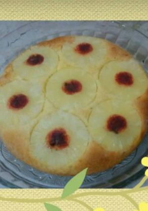 صورة لوصفة طريقة عمل كيكة الأناناس 🎂