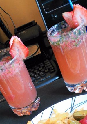 Una foto de Mojito de frutilla
