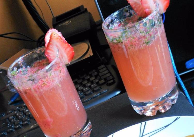 Mojito de frutilla