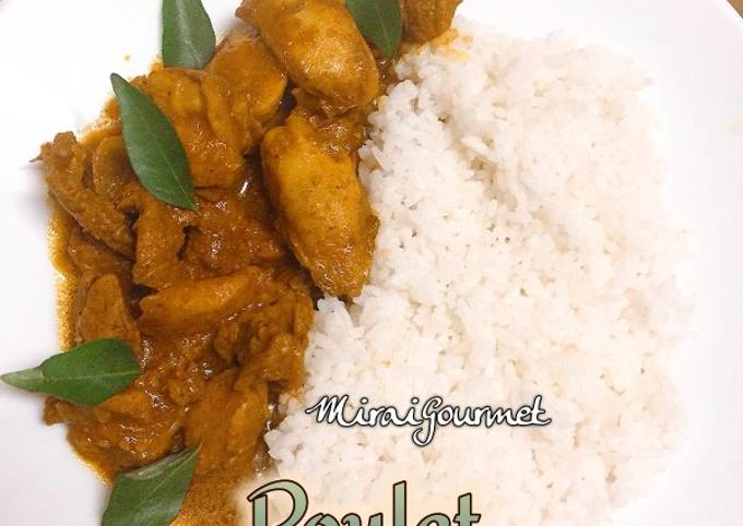 Recette Savoureux Poulet Curry Madras