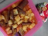 Balado Terong Kentang irit
