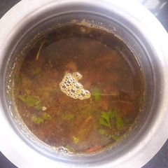Beetle leaves Rasam A picture of Beetle leaves Rasam.