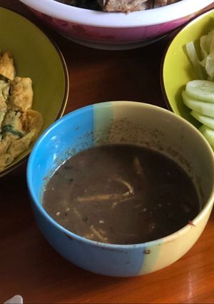 รูปของ น้ำพริกกะปิ ไข่ชะอม ผักต้ม