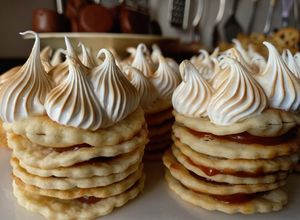 Una foto de Mini Rogelitos o Mini torta alfajor
