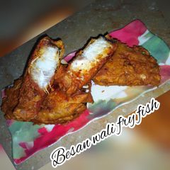 Besan wali fry fish A picture of Besan wali fry fish.