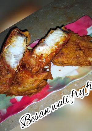 A picture of Besan wali fry fish.