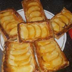 Una foto de Tarta de manzana individuales