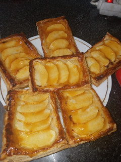 Una foto de Tarta de manzana individuales