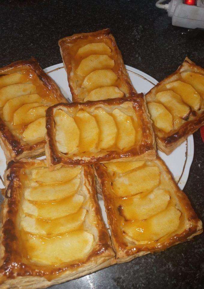 Una foto de Tarta de manzana individuales