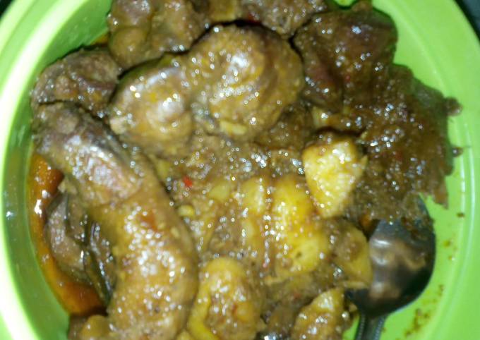 Resep Semur kecap ati rempelo yang Bikin Ngiler