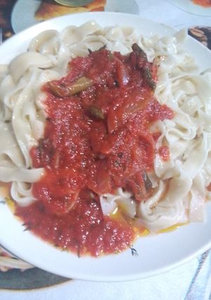 Una foto de Mis fideos caseros