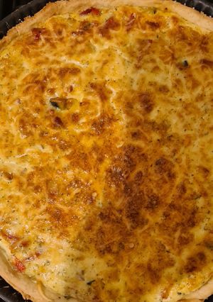 Une photo de Quiche légumes du soleil