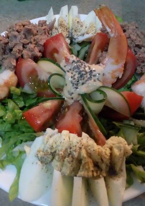 Una foto de Ensalada a la Canaria
