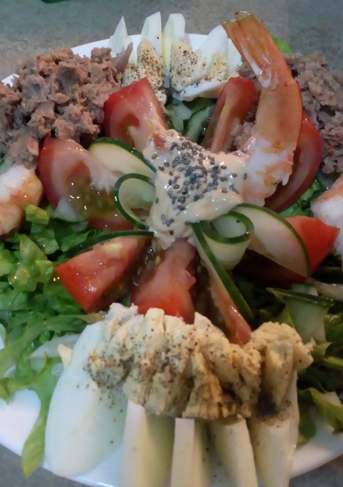 Una foto de Ensalada a la Canaria