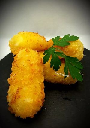 Una foto de Croquetas de queso manchego rebozados con Panko
