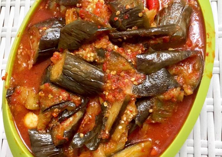 Terong Balado simple