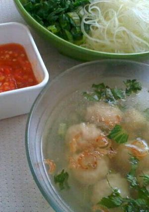 Foto resep Kuah Bakso+Sambal Simple
