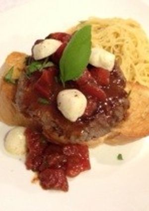 A picture of Ribeye Caprese.