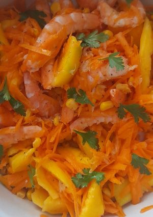 Foto de Salada de Camarão e Manga